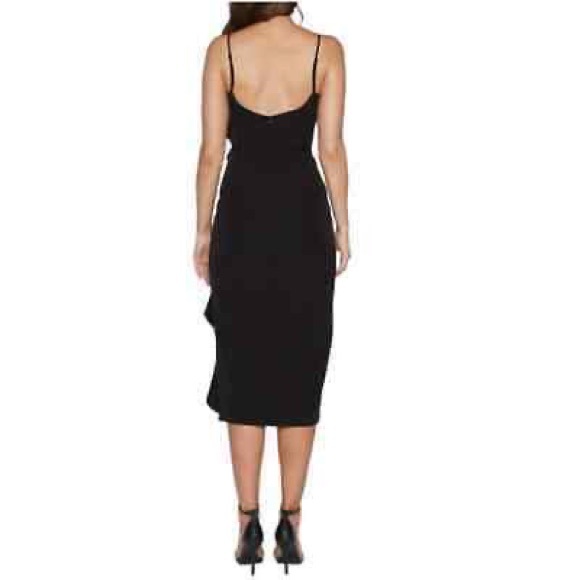 BARDOT RONA RUFFLE MIDI DRESS - Picture 2 of 8